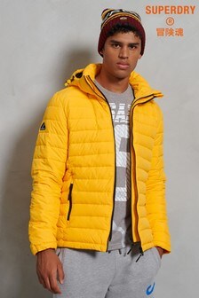 Superdry Yellow Hooded Fuji Jacket