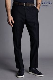 Charles Tyrwhitt Blue Slim Fit Natural Stretch Twill Suit Trousers (718262) | €114
