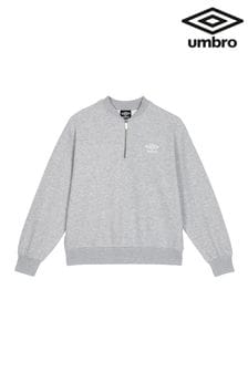 Umbro Grey Core Half Zip Sweatshirt (718559) | €21.50