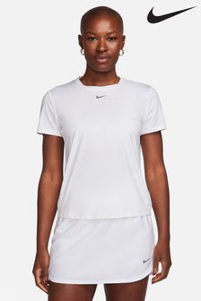 White - Nike One Classic Dri-fit Short Sleeve Top (718646) | kr600