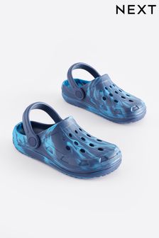 أزرق شكل رخامي - الأحذية الخف بنعل سميك (718791) | 48 ر.س - 72 ر.س