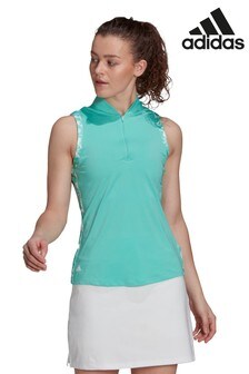 adidas Golf Ultimate 365 Print Sleeveless Polo Shirt (718949) | ₪ 140