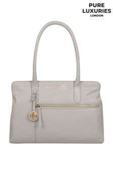 رمادي - حقيبة يد جلد Darby من Pure Luxuries London  (720176) | 31 ر.ع