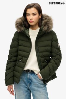 Women s Superdry Heavy Weight Casual Short Coatsandjackets Next Ireland