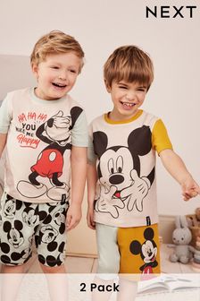 Mickey Multi Short Pyjamas 2 Pack (9mths-9yrs) (720571) | 104 QAR - 134 QAR