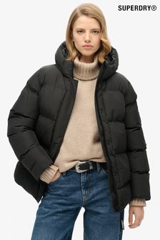 Черный - Superdry Hooded 5 Baffle Sports Puffer Jacket (720615) | €167