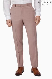 Ted Baker Pink Sharkskin Slim Trousers (721008) | €79