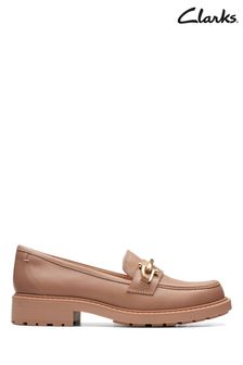 Clarks Brown Praline Leather Orinoco 2 Edge Loafer Shoes (723511) | kr1,038
