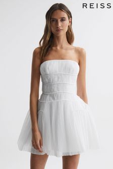 Rachel Gilbert Strapless Pleated Mini Dress (724028) | €995