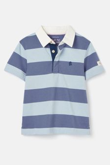 Joules Ozzy Stripe Jersey Short Sleeve Rugby Shirt