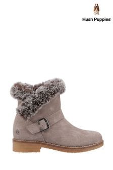 Brązowy - Czarne botki Hush Puppies Hannah (725650) | 600 zł