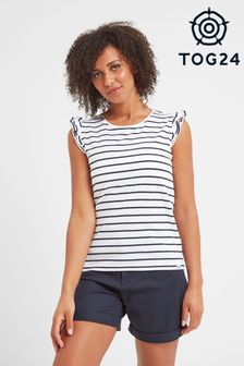 Tog 24 Womens Maribel  White T-Shirt Optic White Stripe (725829) | €13