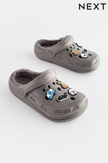 Star Wars Grey Faux Fur Lined Clog Slippers (726825) | ₪ 66 - ₪ 74