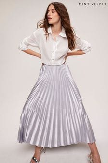 Плиссированная юбка миди Mint Velvet (727232) | €62