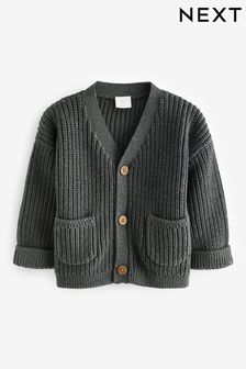 Grey Baby Knitted Cardigan (0mths-2yrs) (727784) | BGN 37 - BGN 43