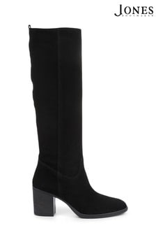 Jones Bootmaker Black Iona Slouch Suede Ladies Knee Boots (729319) | €110