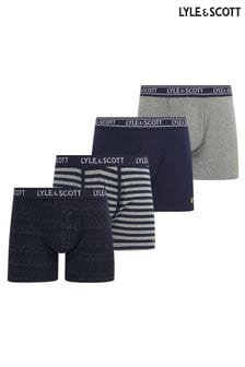 Lyle & Scott Reign Underwear Trunks Gift Box 4 Pack (729320) | TRY 1.394