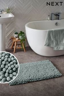 Sage Green Super Plush Bobble Bath Bath Mat (729401) | HK$139