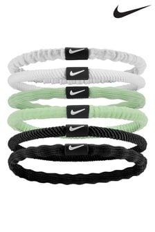 Nike Black/Green Flex Hair Tie 6 Pack (731394) | €16