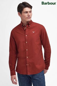 Barbour® Brick Oxtown Classic Oxford Long Sleeve Cotton Shirt (731947) | ₪ 405