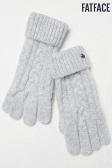 FatFace Grey Knitted Cable Gloves (735173) | 15 €