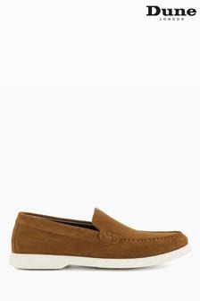 Dune London Brown Buftonn Sole Loafers (736336) | $151