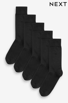 Black 5 Pack Men's Socks (737500) | $18