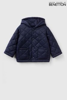 Benetton Navy Blue Quilted Jacket (738120) | 191 SAR