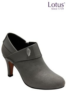 Lotus Grey Stiletto Heel Shoe Boots (738374) | $111