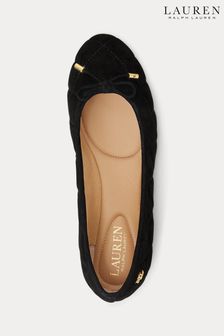 Lauren Ralph Lauren Textured Ballet Flat Shoes (740081) | $205