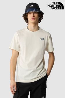 Creme - The North Face Herren Redbox Kurzärmeliges T-Shirt (742589) | 43 €