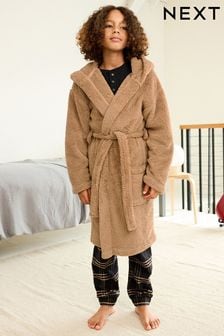 Brown Fleece Dressing Gown (1.5-16yrs) (742929) | €13 - €21