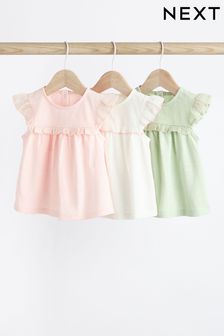 Baby Short Sleeve Tops 3 Pack