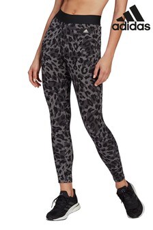 Legging adidas taille haute avec imprimé animal sur l'ensemble