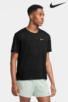 Schwarz - Nike Dri-FIT Miler Lauf-T-Shirt (743833) | 42 €