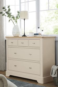 Stone Hampton Painted Oak Collection Luxe 5 Drawer Chest of Drawers (743953) | €1,050