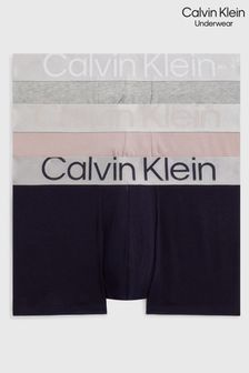 Calvin Klein Unterhosen aus Baumwolle im 3er-Pack, Stahlblau (744213) | 36 €