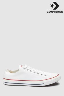Converse White Chuck Taylor Ox Trainers (744296) | KRW128,100
