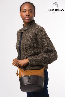 Conkca Little Kristin Leather Shoulder Bag
