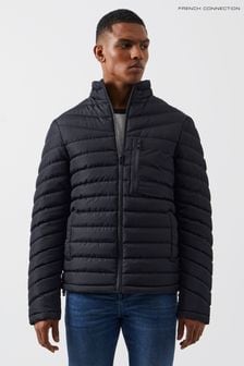 French Connection Blue Row Funnel Neck Jacket (744557) | $103