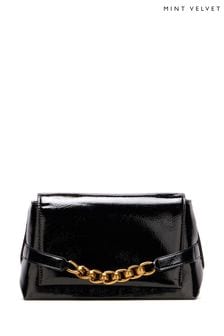 Mint Velvet Black Chain Detail Clutch Bag (744669) | €65