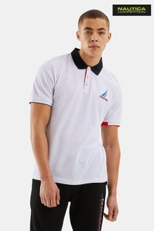 Белая рубашка поло Nautica Competition Coble (745287) | 1 685 грн
