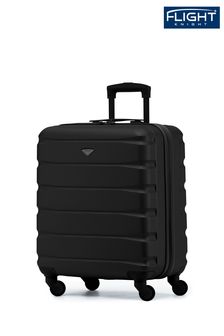 Flight Knight 56x45x25cm EasyJet Overhead 4 Wheel ABS Hard Case Cabin Carry On Hand Black Luggage (745324) | €72