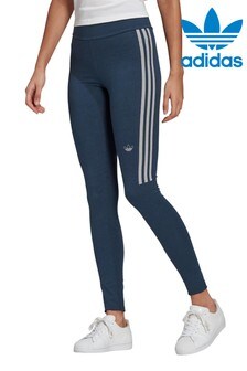 Legging adidas Originals bleu marine taille haute