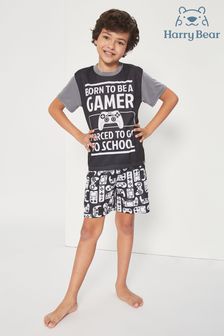 Harry Bear Grey Gaming Printed Pyjamas (746219) | €16