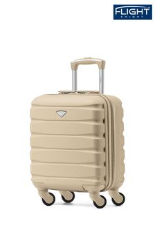 Champagne - Flight Knight 45x36x20cm Easyjet Underseat 4 Wheel Abs Hard Case Cabin Carry On Hand Luggage (746609) | 298 LEI