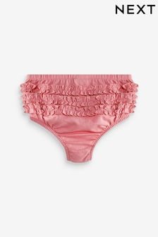 Pink/White 2 Pack Frill Knickers (0mths-2yrs) (747415) | €7.50