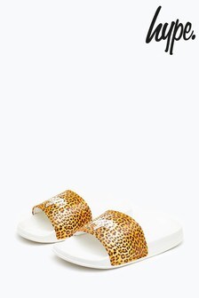 כפכפי ילדים מנומרים בצבע כתום של ‪Hype