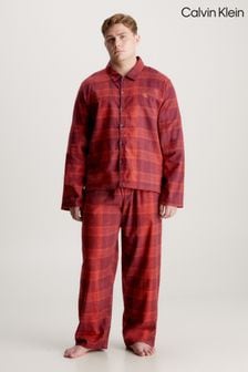 Calvin Klein Red Pure Flannel Lounge Pyjamas Set (747585) | 544 QAR