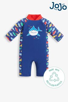 JoJo Maman Bébé Shark Kids' 1-Piece Sun Protection Suit (747685) | $66